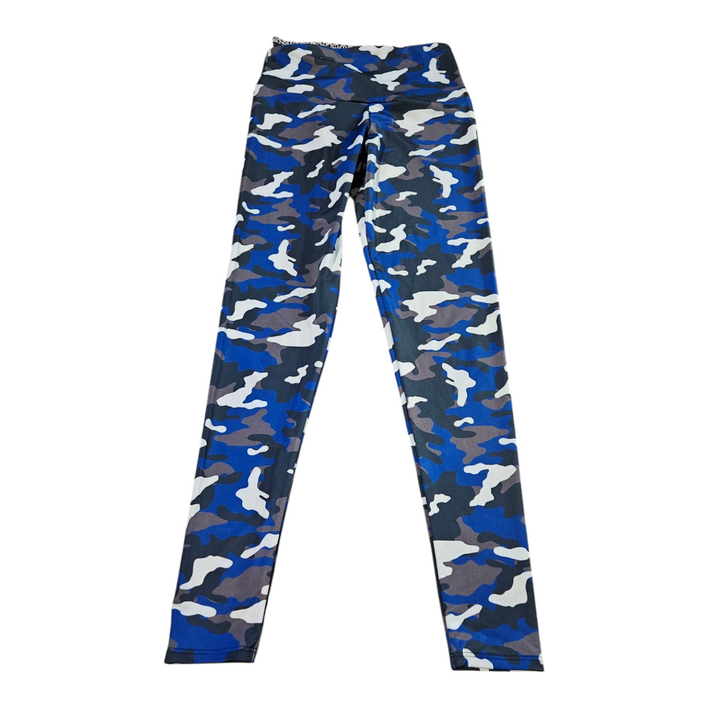 Onzie Small Blue Camouflage Leggings
